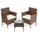 3 Pcs Outdoor Patio Furniture Set