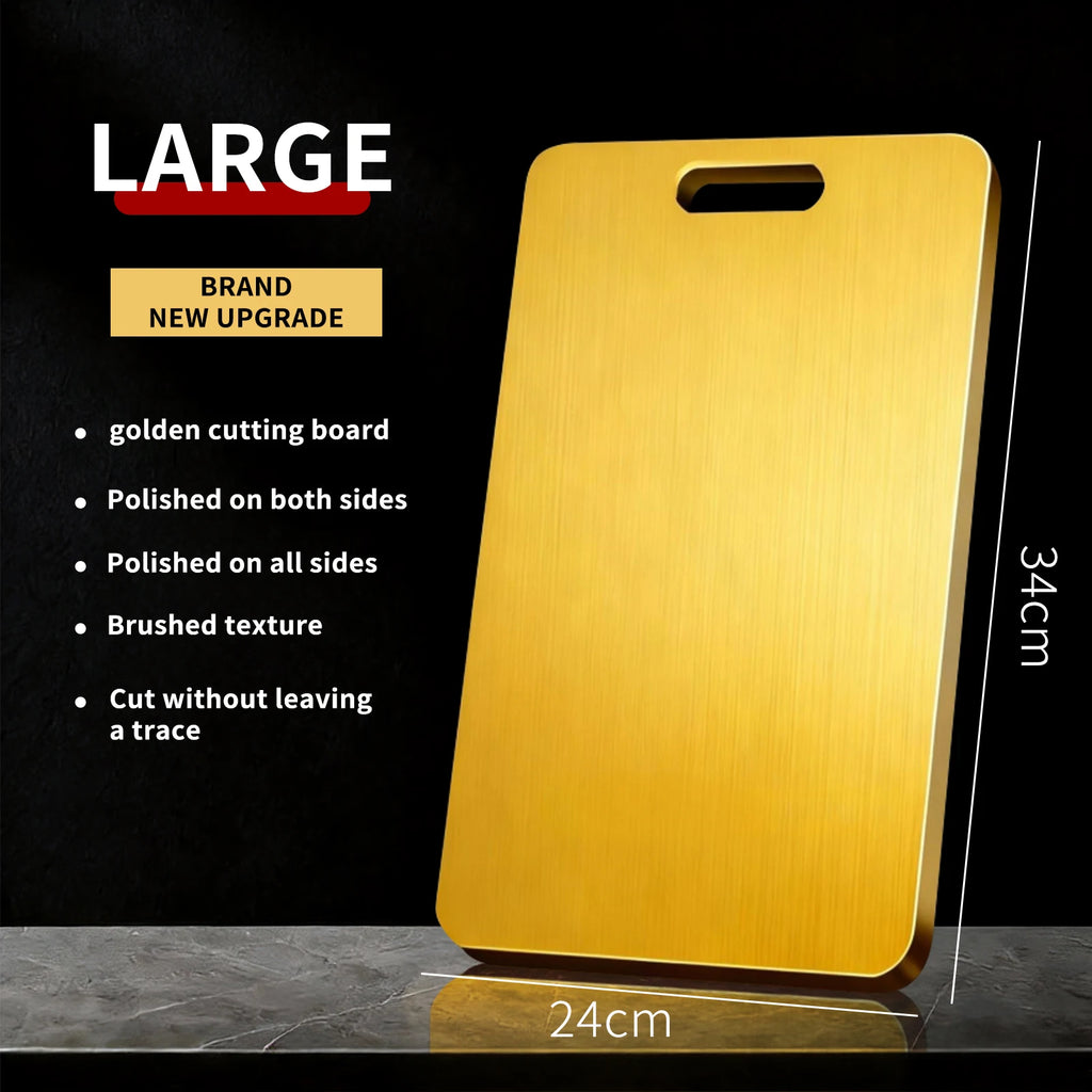 Stainless steel Gold Cutting Board