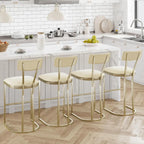2Pcs Counter Height Bar Stools Set