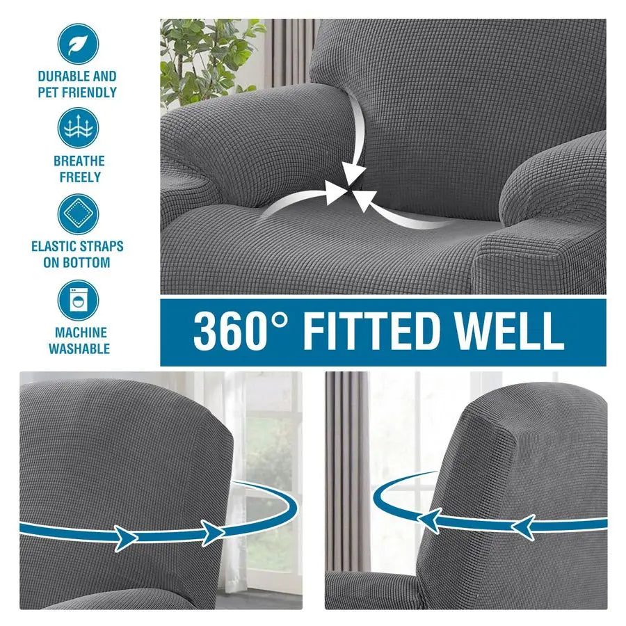 Stretch Recliner Cover Electric Lift Fitted Standard