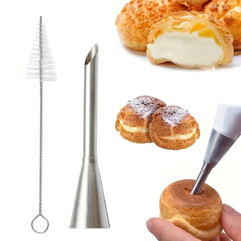 4Pcs Puff Pastry Piping Nozzle Set