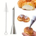 4Pcs Puff Pastry Piping Nozzle Set