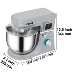 Multifunctional Electric Mixer with 6 Speeds