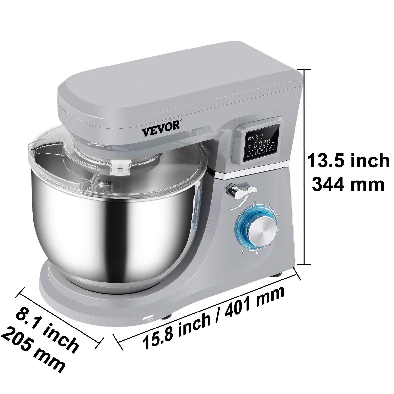 Multifunctional Electric Mixer with 6 Speeds