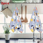 2-Piece Set Cat Kitchen Towels