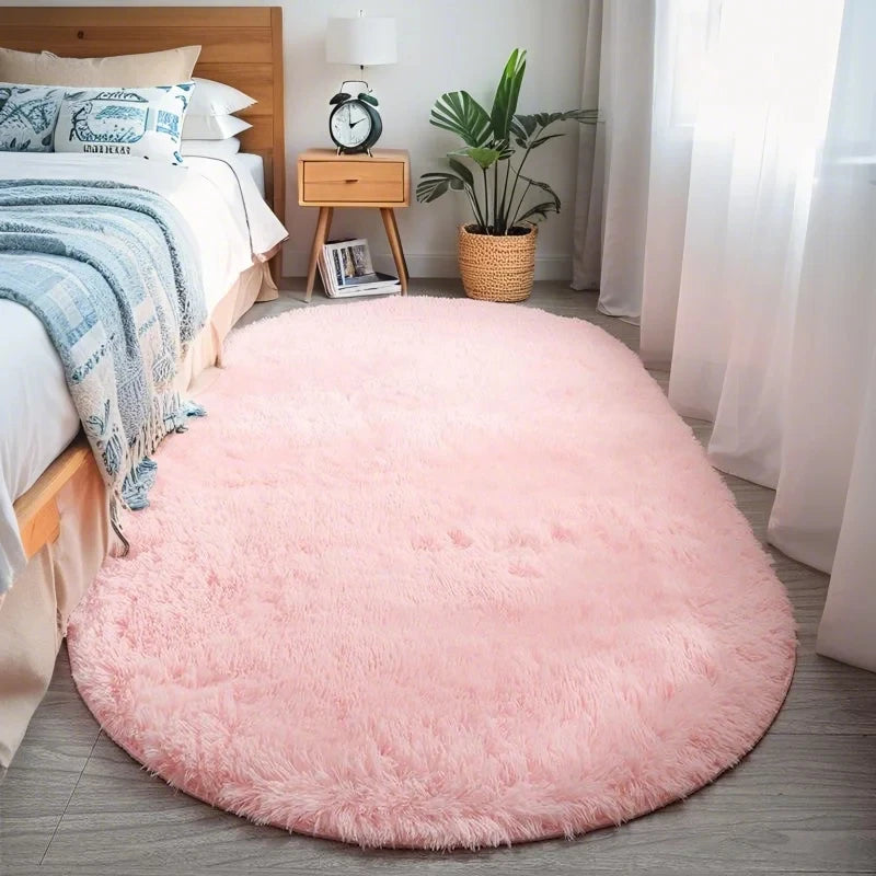 Oval Carpet Rug, Non-Slip