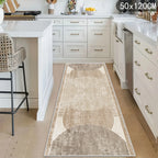 Geometric Striped Runner Rug