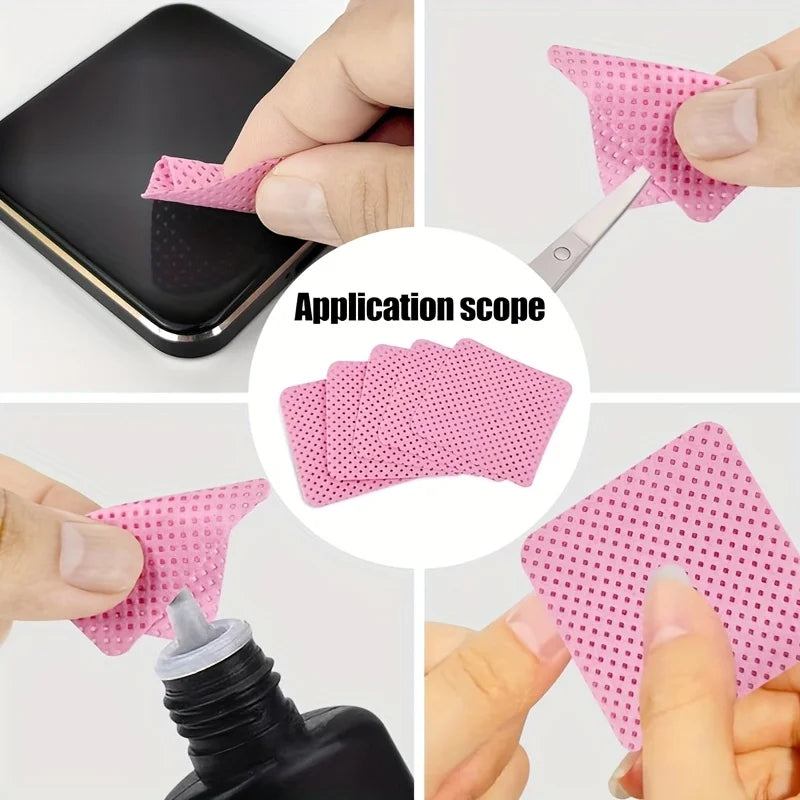 50 Pieces of Velvet-Free Nail Wipes