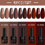 4/5Pcs Gel Nail Polish Set