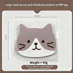 5pcs Cat Silicone Trivets