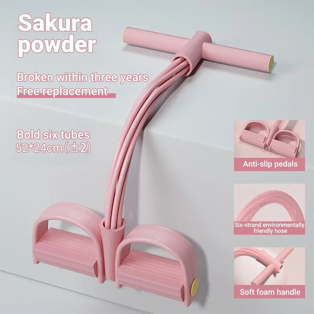 6-Tube Resistance Band Rope