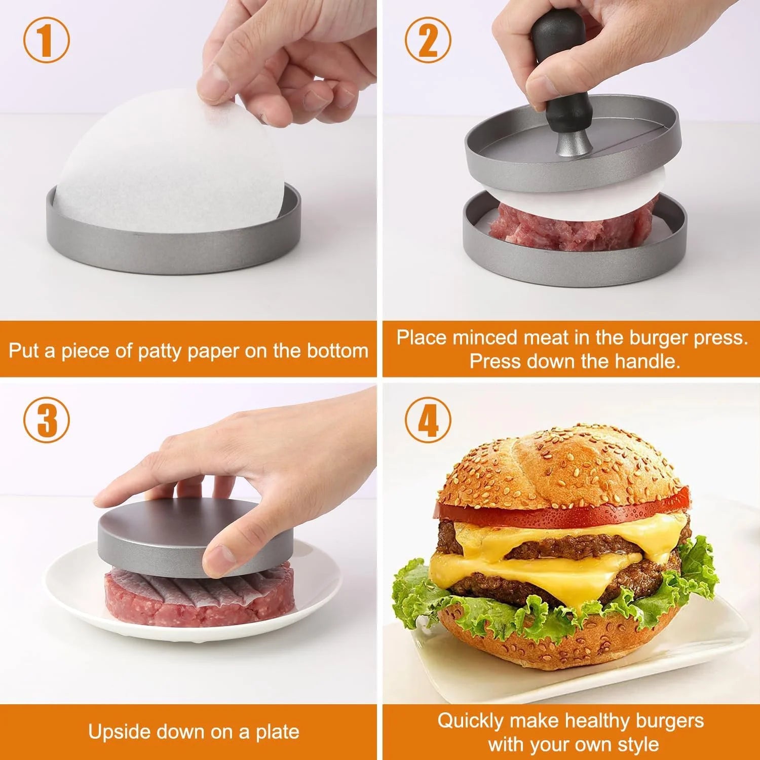 Burger Press Tool