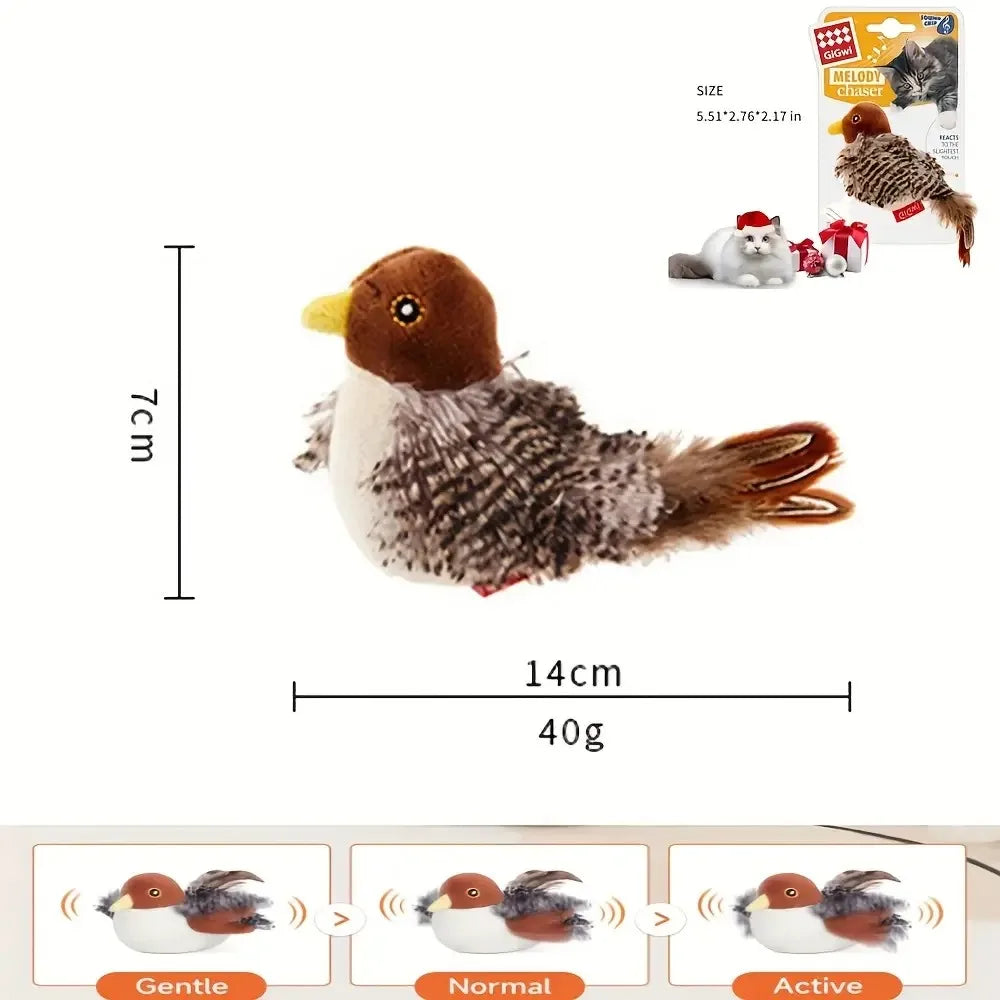 Touch-Activated Flapping Bird Toy