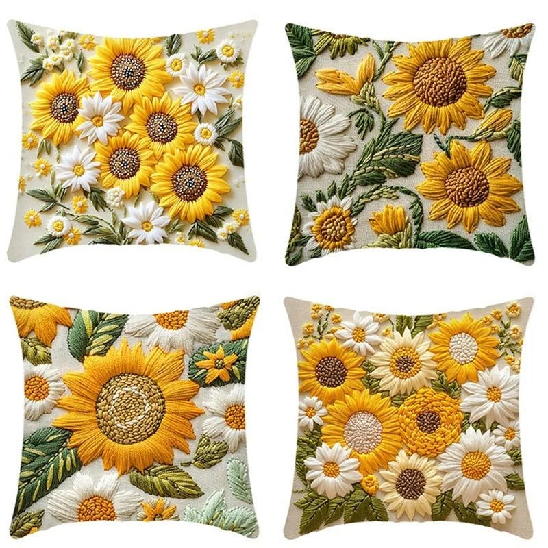 Sunflowers Cushion Cover