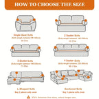 Printed Elastic Sofa Cover