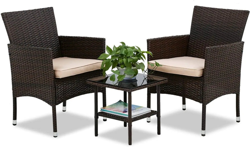 Patio /5 Pc Outdoor Wicker Set