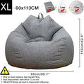 Washable Linen Bean Bag Chair / Filling