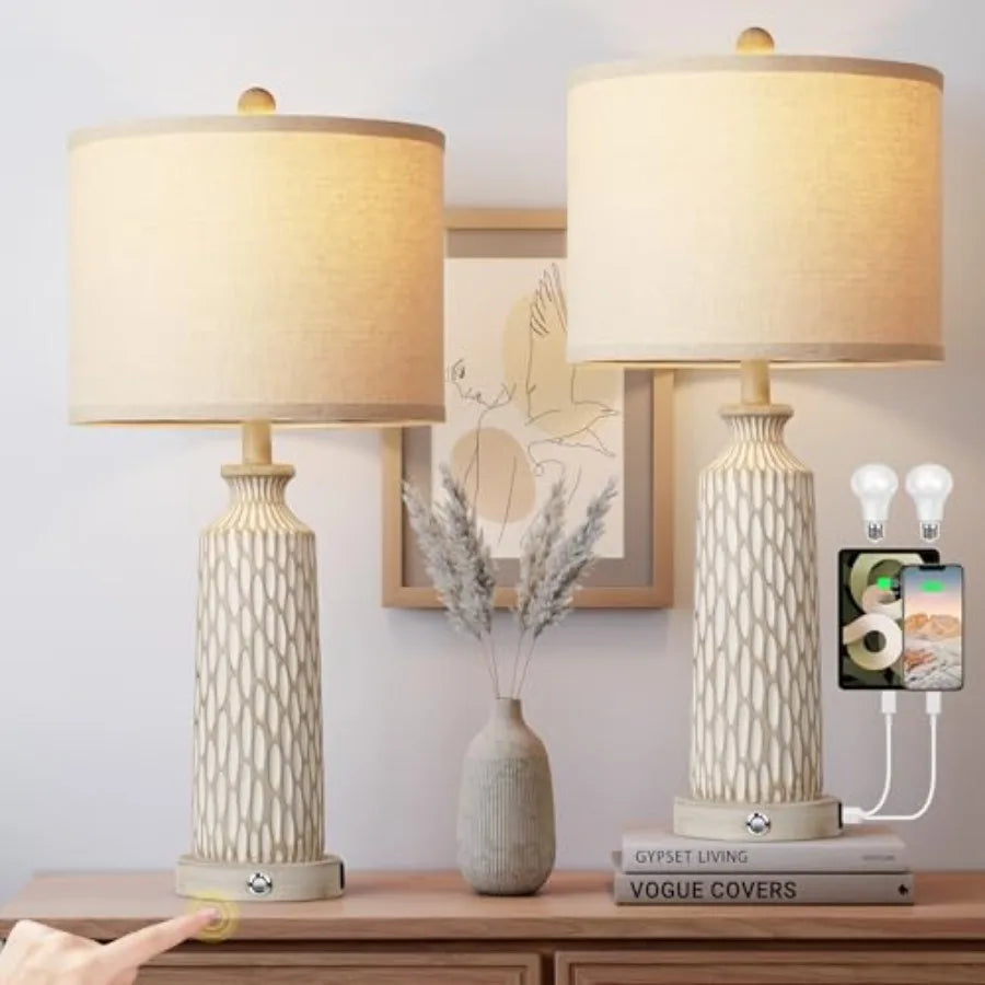 26"  Lamps(2) / 3-Way Touch Control