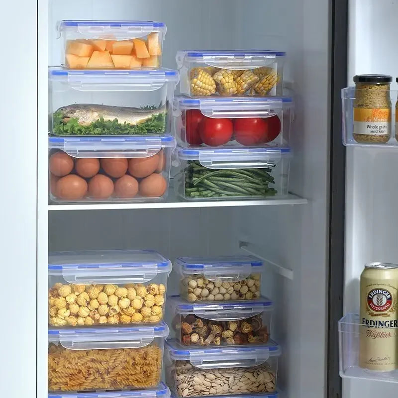Sealed storage box with lid