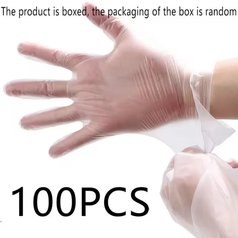 100PCS Disposable TPE Gloves
