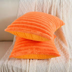 Faux Rabbit Fur Pillow Cover