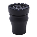 16/19/22 Black Rubber Cane Tip