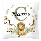 Animal with Name Pillow Case, Personalized