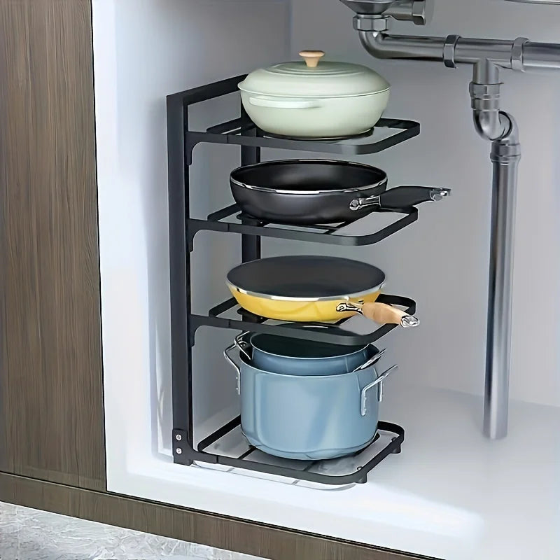 Pot Rack Storage Organizer