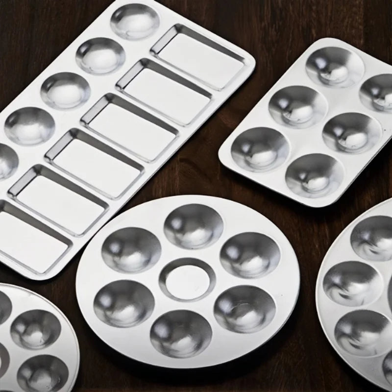 1pc/10pc Aluminum painting palette