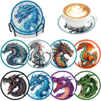 8pcs Diamond Coasters/ Holder Kits