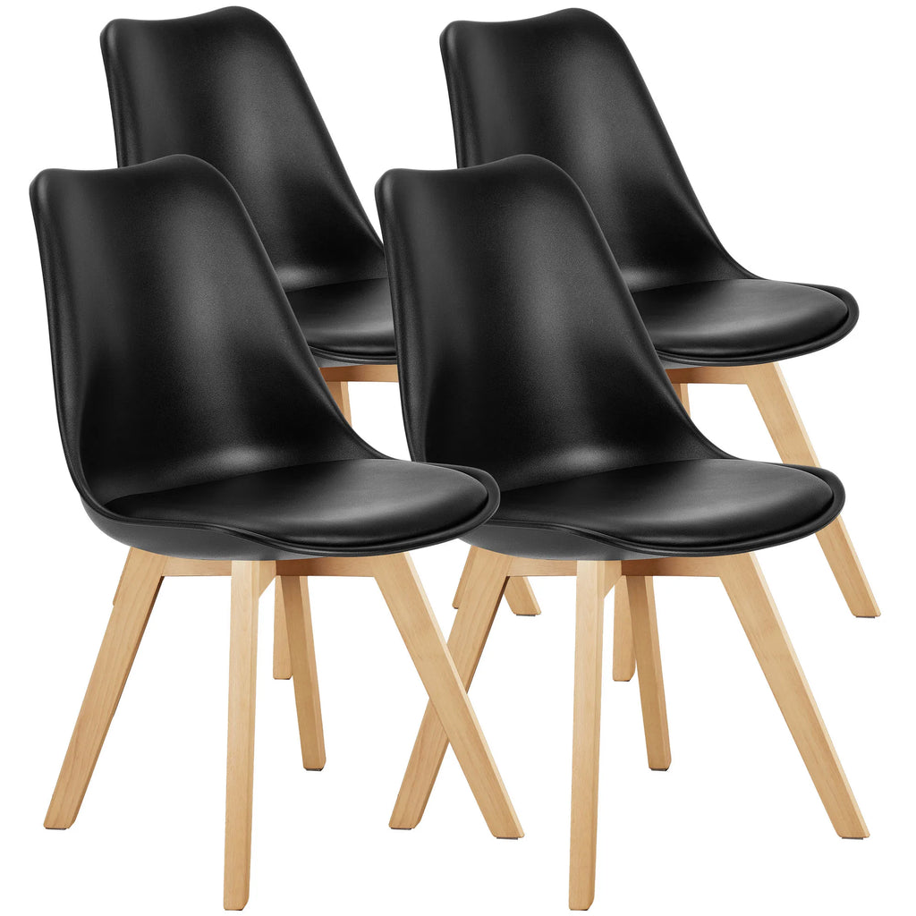 4 Leather Dining Chairs