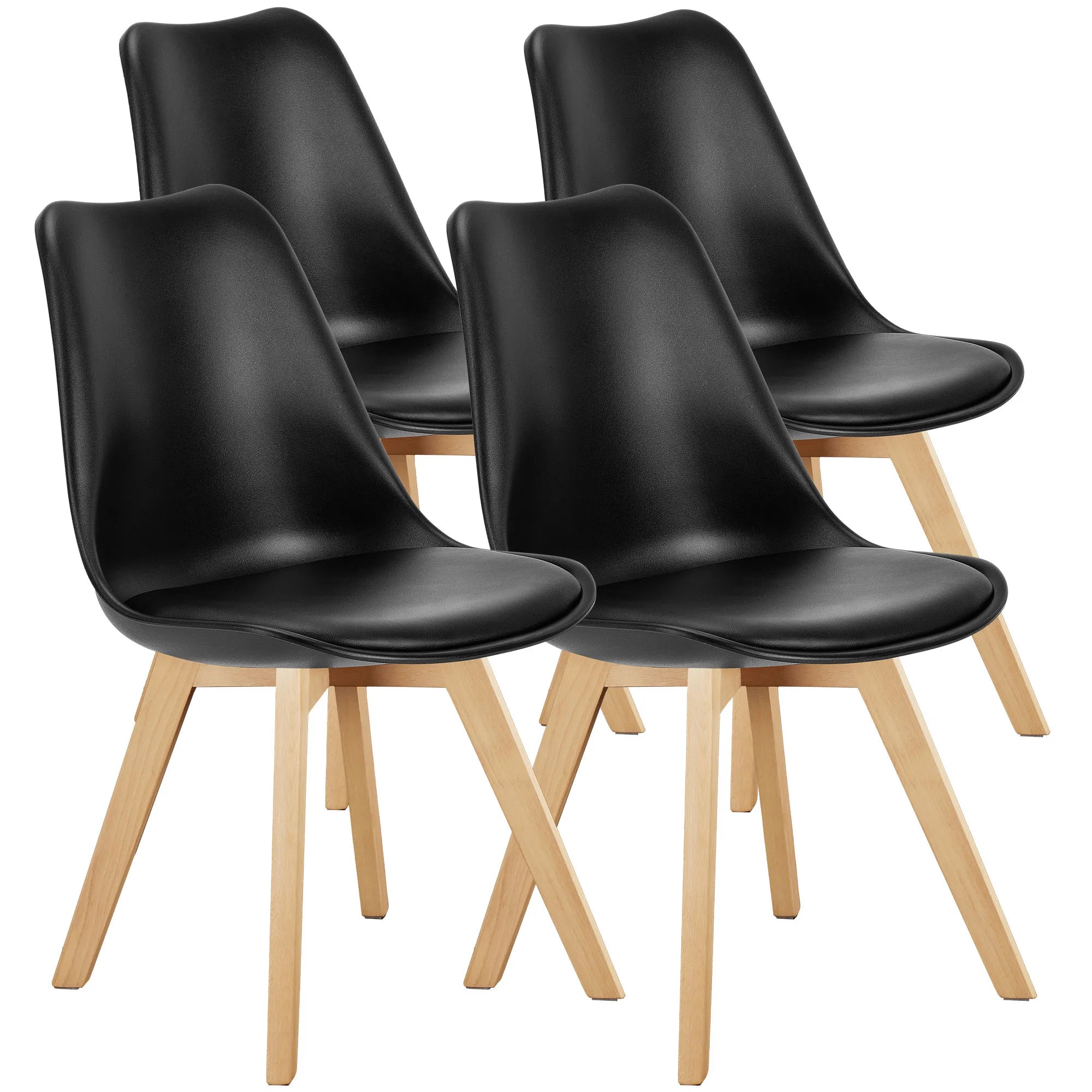 4 Leather Dining Chairs
