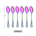 6/30Pcs Royal Colorful Dinnerware Set