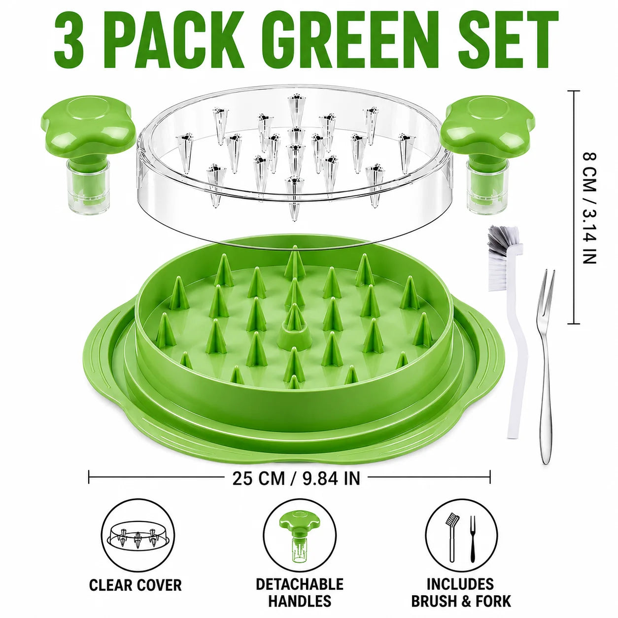 3 Pack Upgraded Shredder