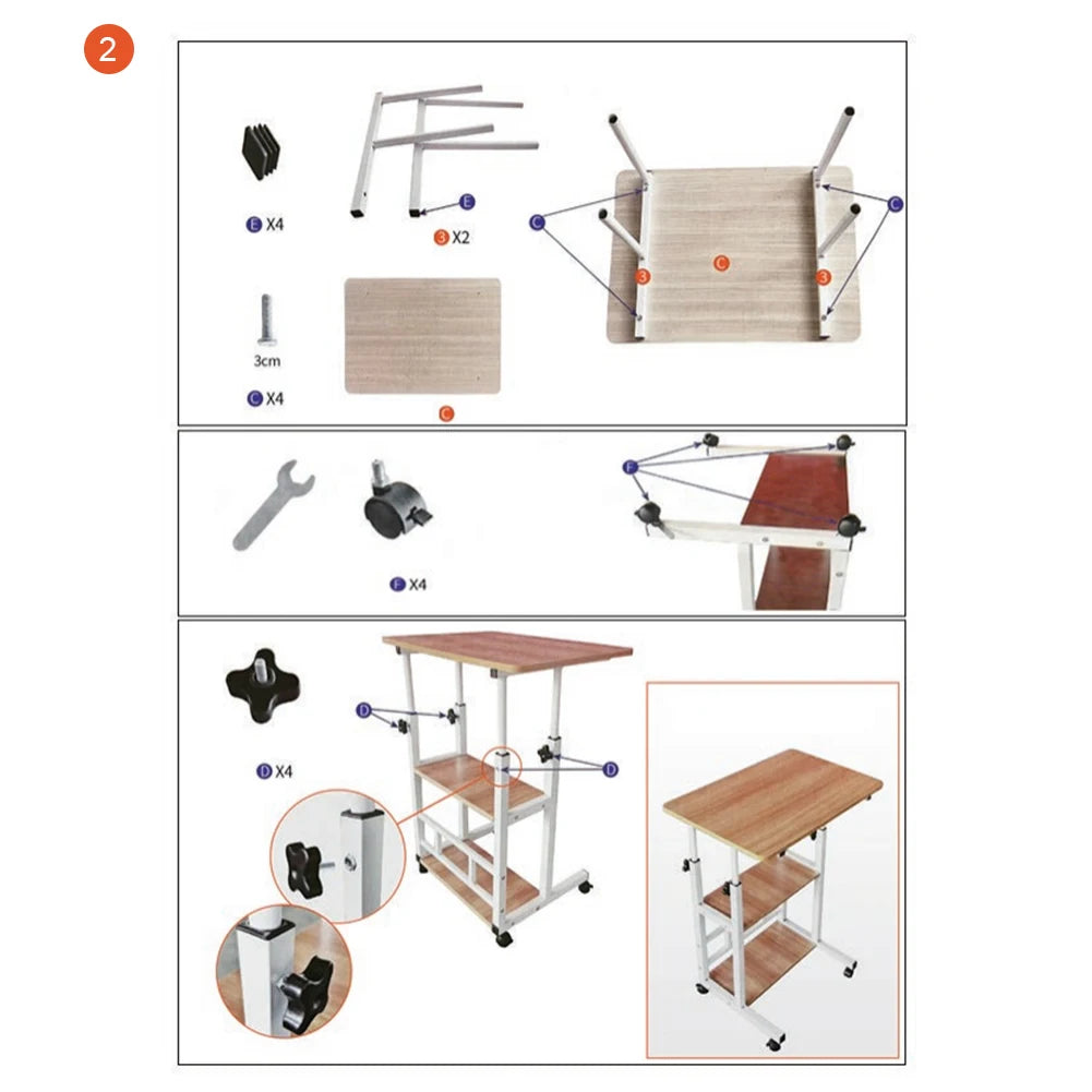 Adjustable Bedside Table