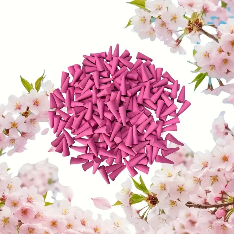 60/159/259pcs Cherry Blossom Incense Cone