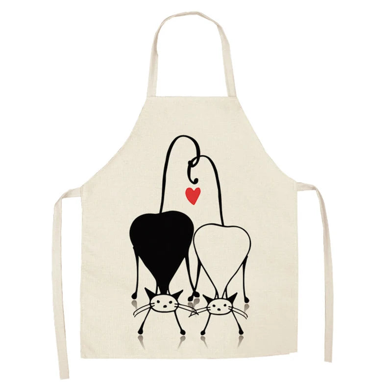 Cartoon Animal Pattern Apron
