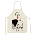 Cartoon Animal Pattern Apron