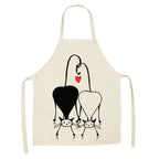 Cartoon Animal Pattern Apron