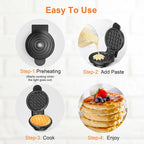 Multi Functional Electric Mini Waffle Maker