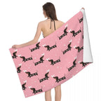 Dachshund Dog Beach Towel