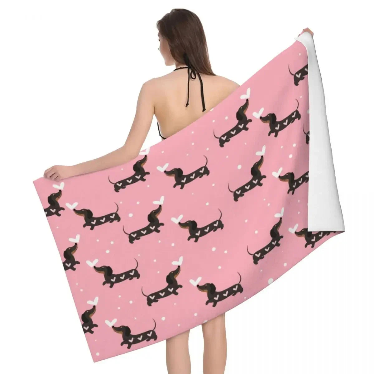 Dachshund Dog Beach Towel