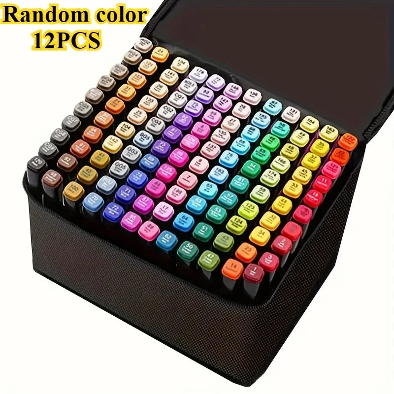 Professional Permanent Sketch Markers/ 12