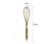 Gold Stainless Steel Whisk