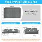 Flannel Quilted Sofa Covers