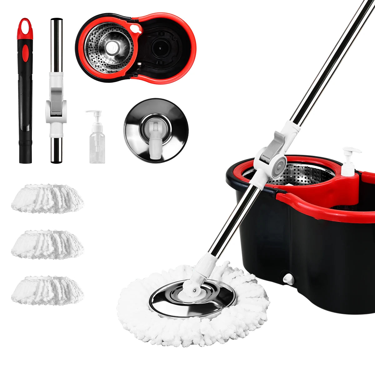 Dual-Motion Spin Mop System