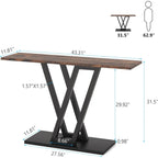 Consol Industrial Hallway Table