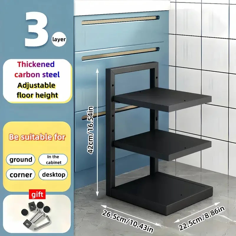 Pot Rack Storage Organizer
