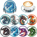 8pcs/Set  Diamond Painting Coasters / Holder