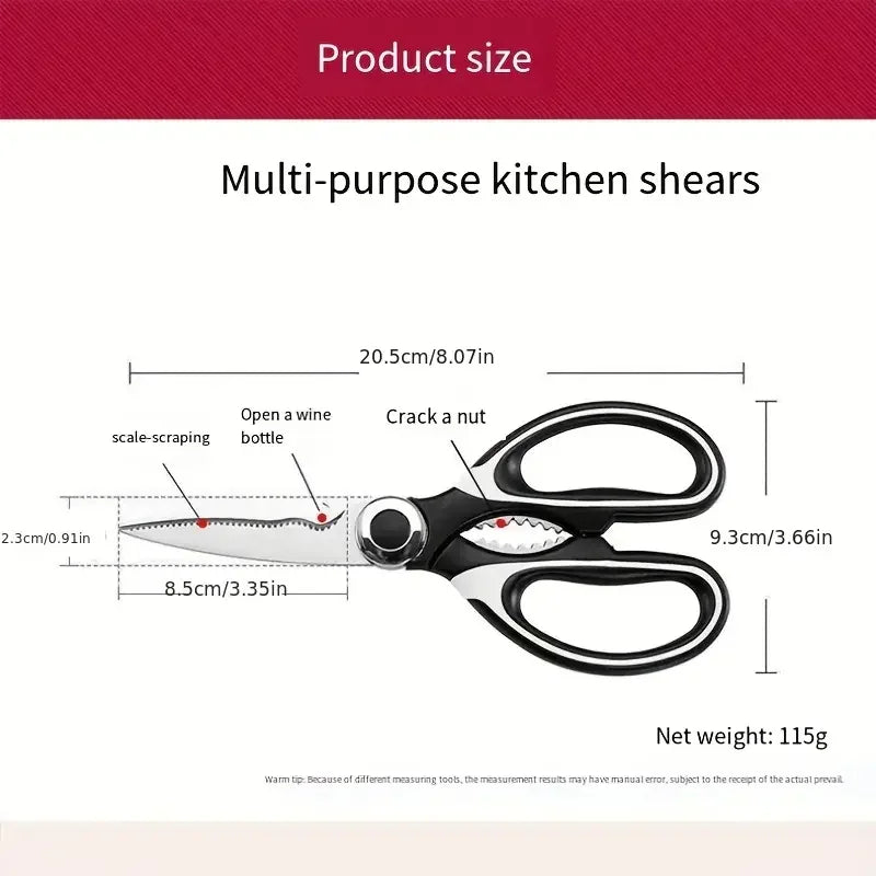 Multifunction Stainless Steel Scissors
